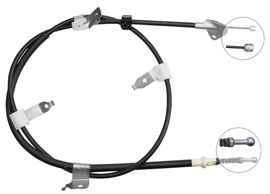 F.BECKER Håndbremsekabel 11710587 for TOYOTA