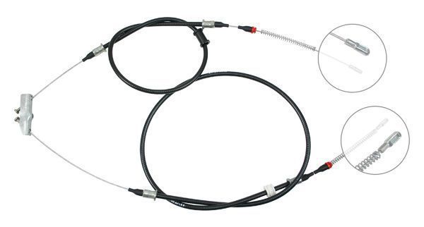 F.BECKER Håndbremsekabel 11710648 for DAEWOO