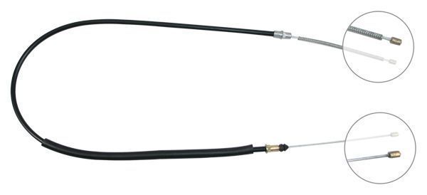 F.BECKER Håndbremsekabel 11710695 for RENAULT