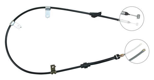 F.BECKER Håndbremsekabel 11710696 for ROVER HONDA