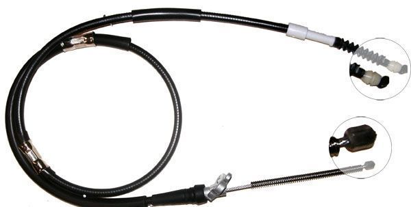 F.BECKER Håndbremsekabel 11710735 for TOYOTA