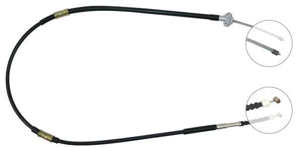 F.BECKER Håndbremsekabel 11710765 for TOYOTA