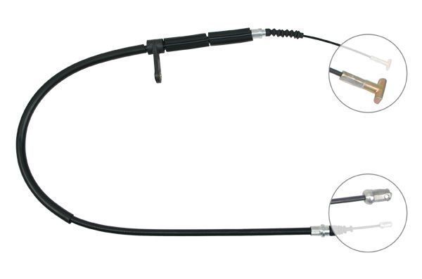 F.BECKER Håndbremsekabel 11710822 for ALFA ROMEO