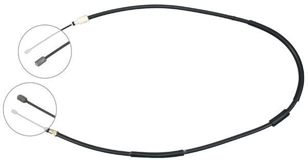 F.BECKER Håndbremsekabel 11710853 for CITROËN