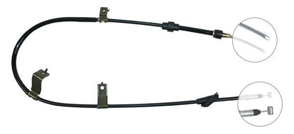 F.BECKER Håndbremsekabel 11710970 for HONDA