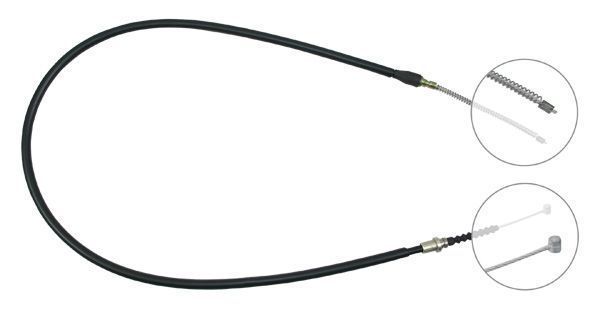 F.BECKER Håndbremsekabel 11711243 for KIA