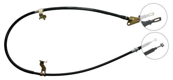 F.BECKER Håndbremsekabel 11711249 for MAZDA