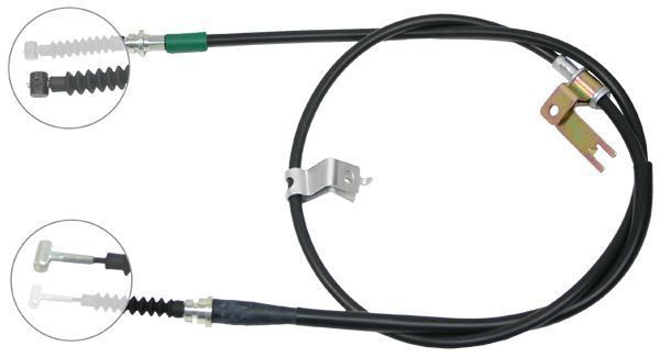 F.BECKER Håndbremsekabel 11711265 for MAZDA
