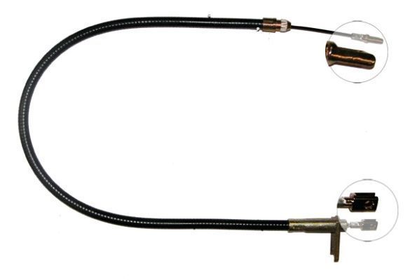F.BECKER Håndbremsekabel 11711266 for MERCEDES-BENZ