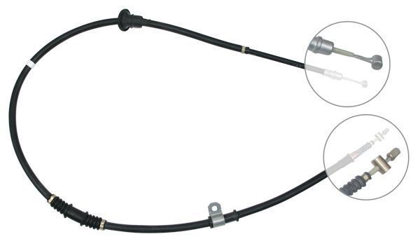 F.BECKER Håndbremsekabel 11711294 for MITSUBISHI