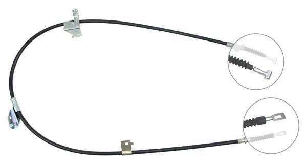 F.BECKER Håndbremsekabel 11711331 for NISSAN