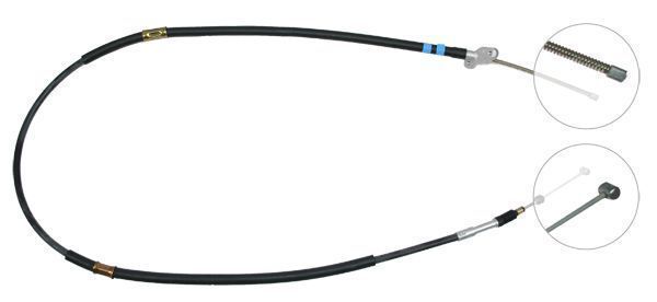 F.BECKER Håndbremsekabel 11711401 for TOYOTA
