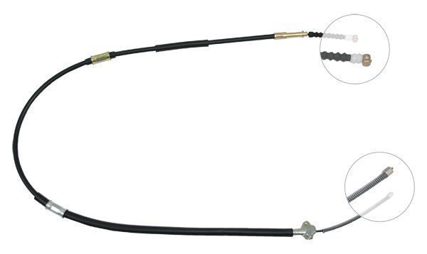 F.BECKER Håndbremsekabel 11711429 for TOYOTA