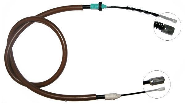F.BECKER Håndbremsekabel 11711468 for RENAULT