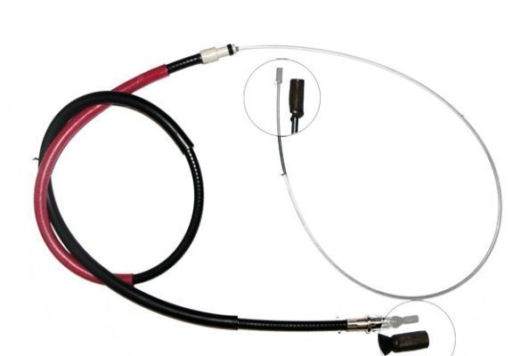 F.BECKER Håndbremsekabel 11711487 for CITROËN