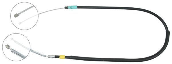F.BECKER Håndbremsekabel 11711526 for OPEL VAUXHALL RENAULT