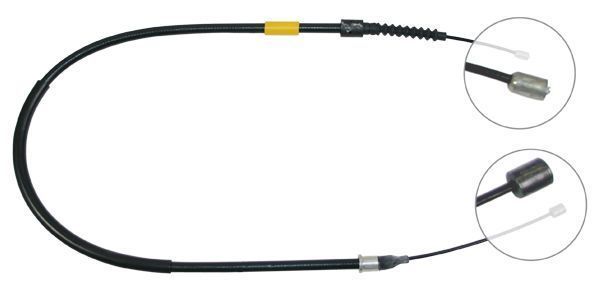 F.BECKER Håndbremsekabel 11711549 for OPEL
