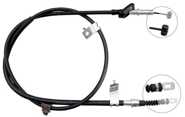 F.BECKER Håndbremsekabel 11711616 for HONDA