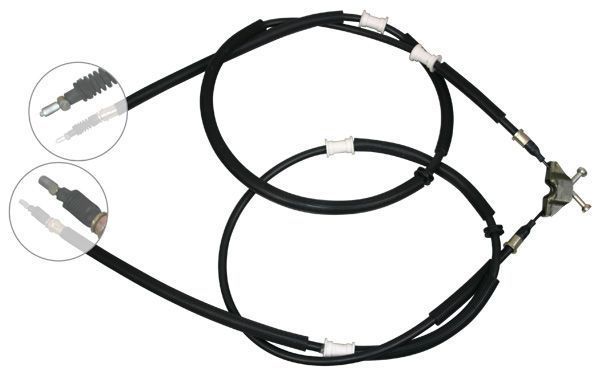 F.BECKER Håndbremsekabel 11711660 for OPEL