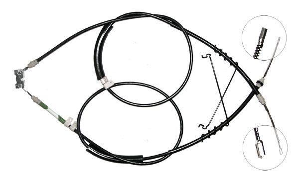F.BECKER Håndbremsekabel 11711853 for FORD