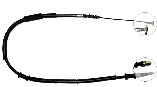 F.BECKER Håndbremsekabel 11711889 for LANCIA