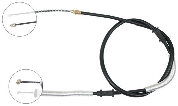 F.BECKER Håndbremsekabel 11711893 for FIAT
