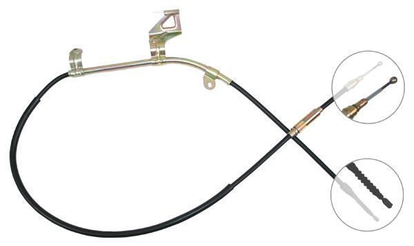 F.BECKER Håndbremsekabel 11711917 for VW VAG