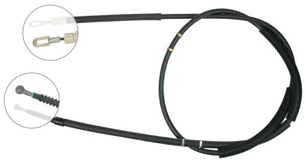 F.BECKER Håndbremsekabel 11711938 for AUDI SEAT
