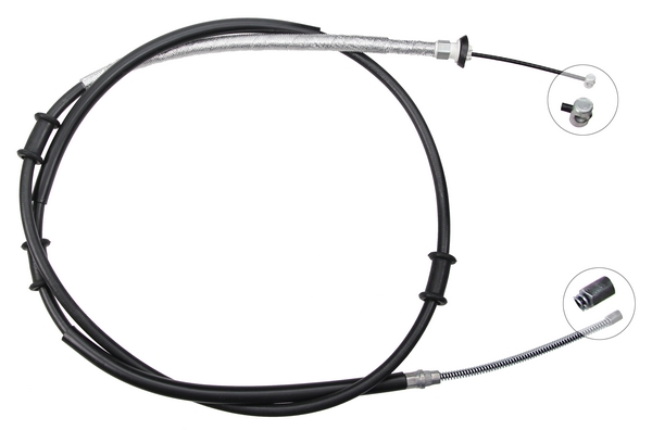 F.BECKER Håndbremsekabel 11712104 for FIAT