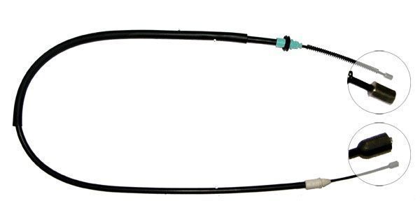 F.BECKER Håndbremsekabel 11712145 for RENAULT