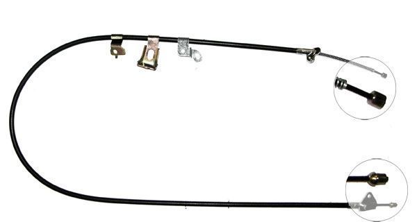 F.BECKER Håndbremsekabel 11712197 for TOYOTA