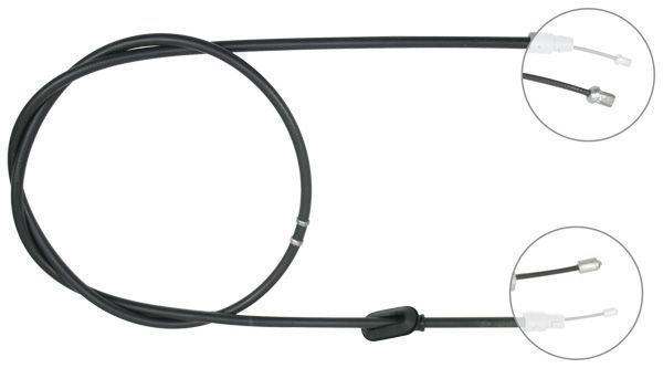 F.BECKER Håndbremsekabel 11712258 for MERCEDES-BENZ