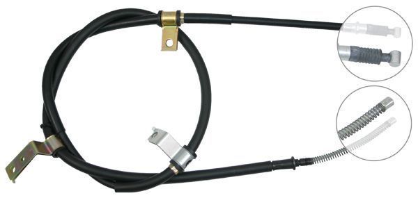 F.BECKER Håndbremsekabel 11712376 for MITSUBISHI