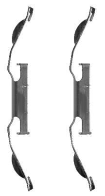 F.BECKER Tilbehørssæt, skivebremsebelægning 10510092 for FORD VOLVO BMW LAND ROVER