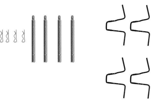 F.BECKER Tilbehørssæt, skivebremsebelægning 10510442