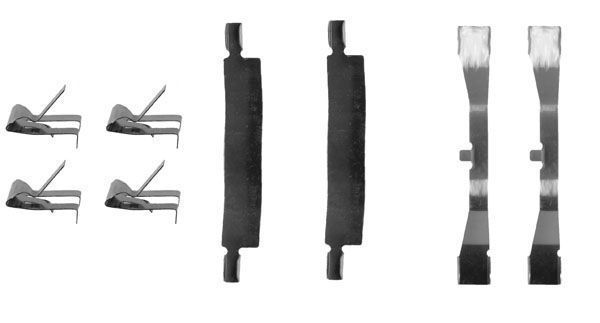 F.BECKER Tilbehørssæt, skivebremsebelægning 10510473