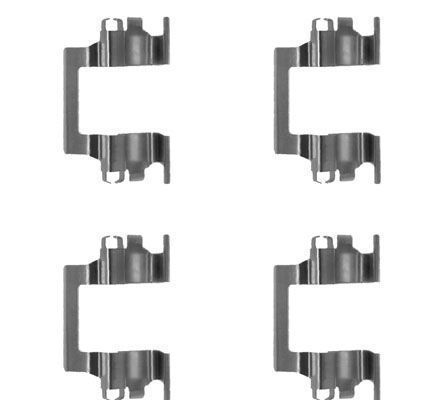 F.BECKER Tilbehørssæt, skivebremsebelægning 10510484 for OPEL VAUXHALL ISUZU