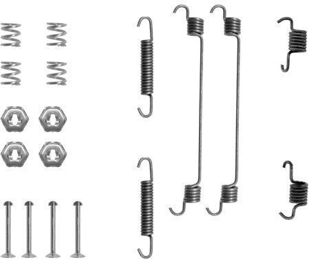 F.BECKER Tilbehørssæt, bremsebakker 10910183 for FIAT ALFA ROMEO RENAULT