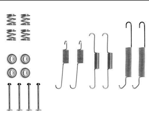 F.BECKER Tilbehørssæt, parkeringsbremsebakker 11610074 for CITROËN RENAULT