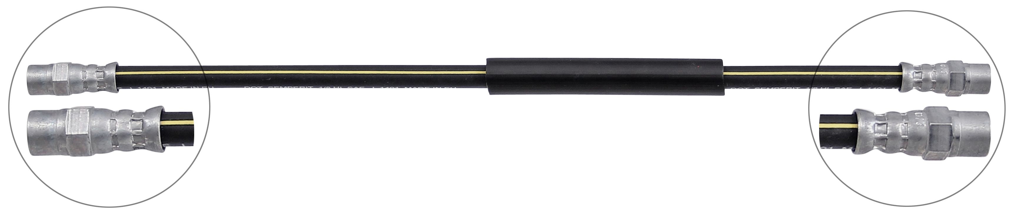 F.BECKER Bremseslange 11010383 for VW VAG