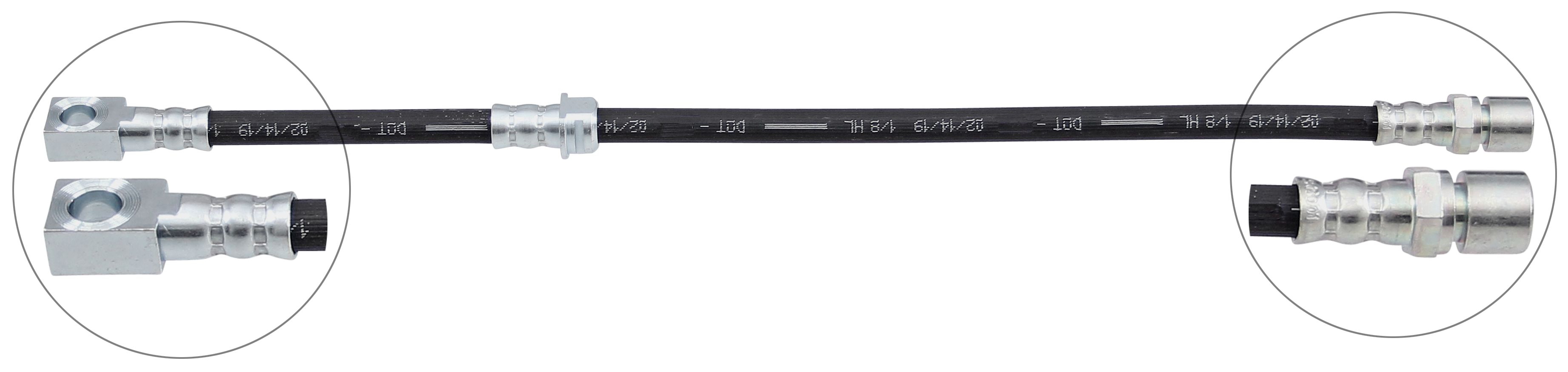 F.BECKER Bremseslange 11010490 for OPEL VAUXHALL