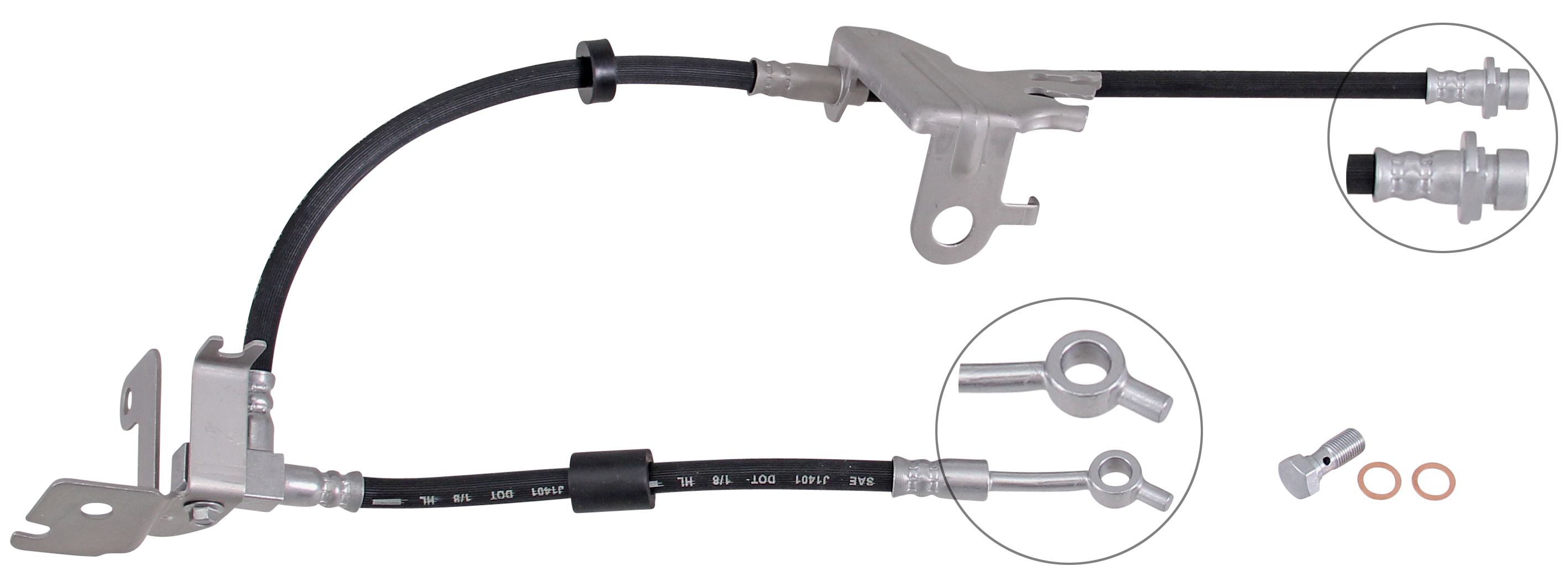 F.BECKER Bremseslange 11012310 for LAND ROVER