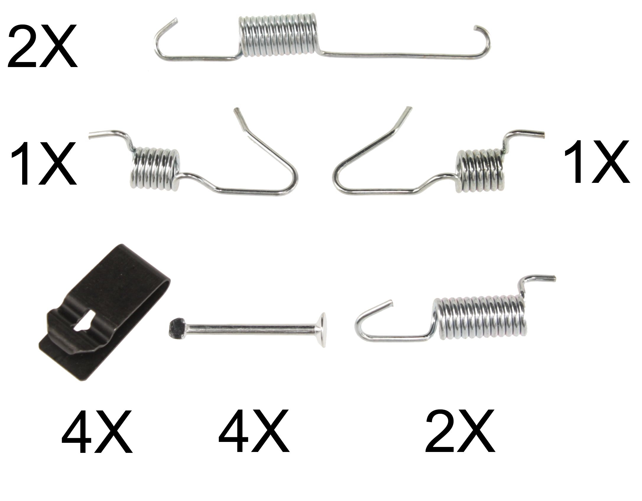 F.BECKER Tilbehørssæt, parkeringsbremsebakker 11610024 for TOYOTA RENAULT