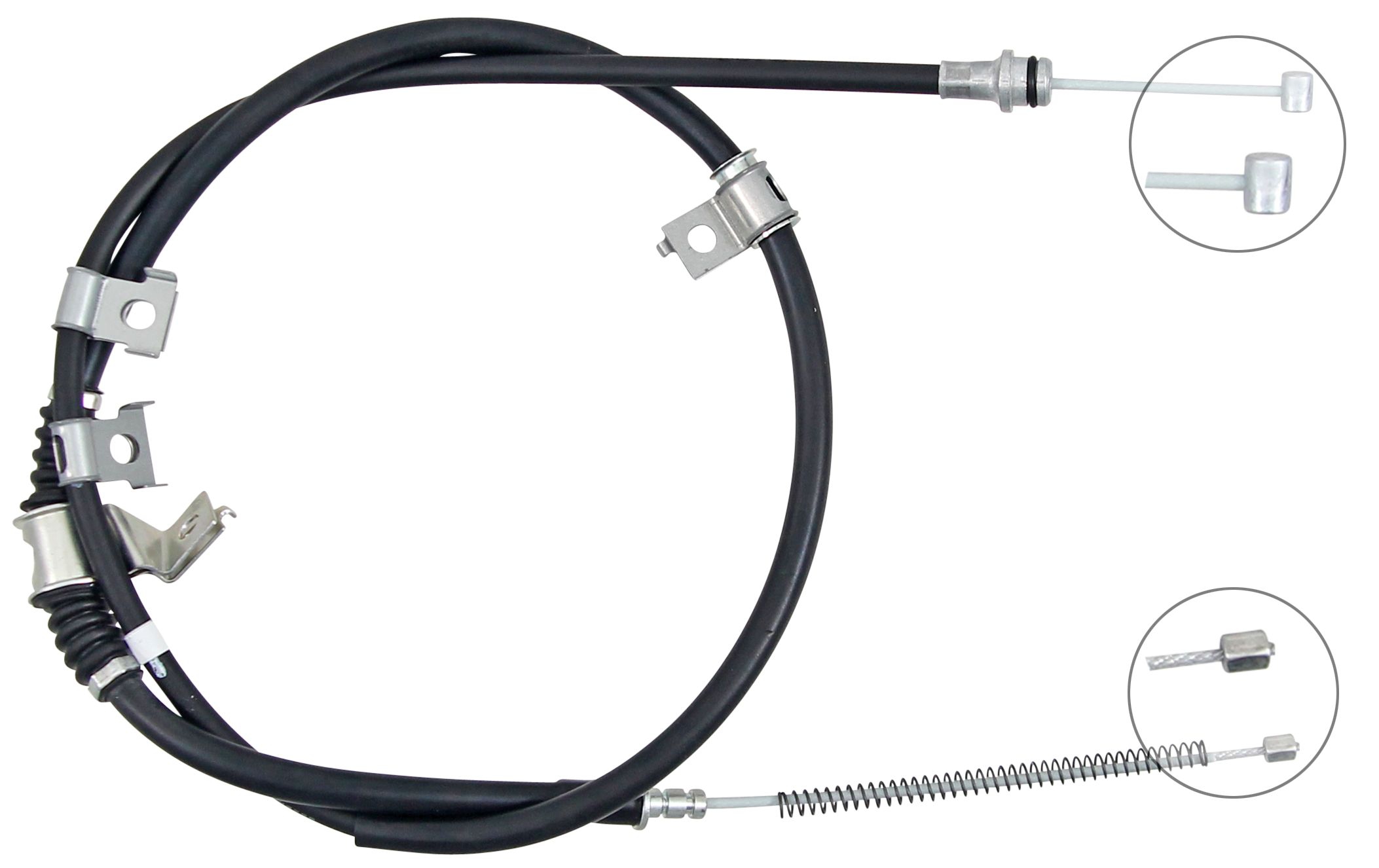 F.BECKER Håndbremsekabel 11710208 for MITSUBISHI