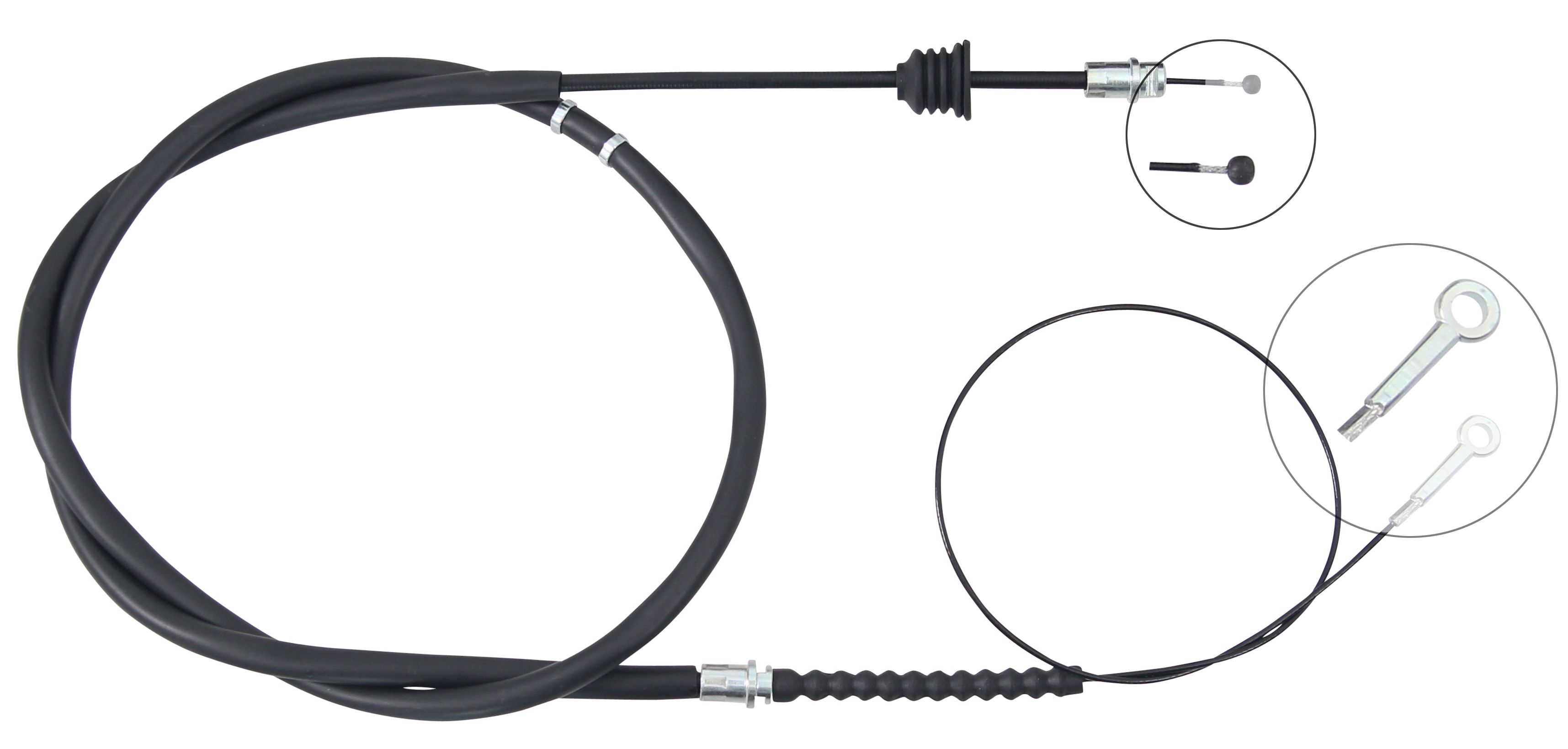 F.BECKER Håndbremsekabel 11710487 for TOYOTA