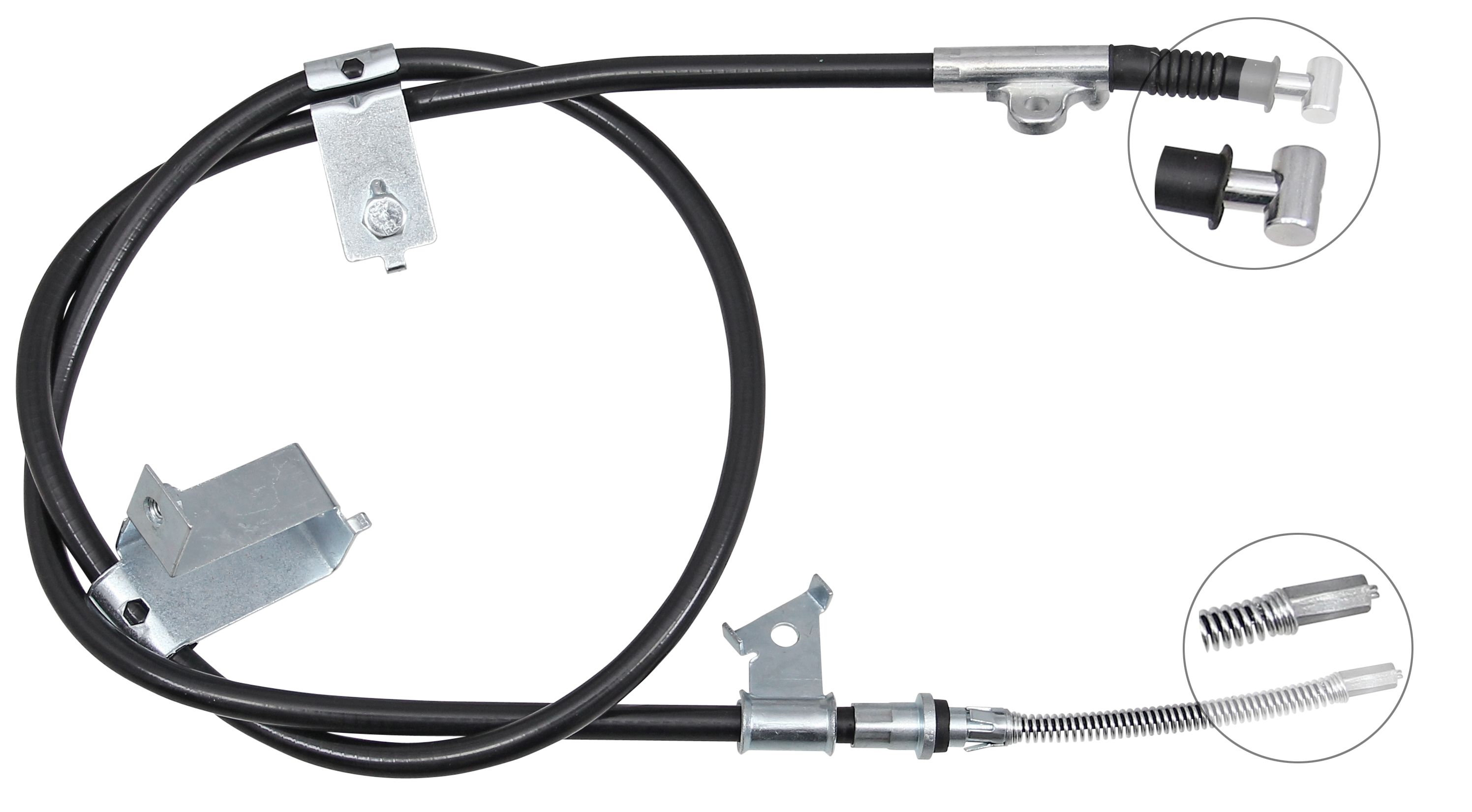 F.BECKER Håndbremsekabel 11710507 for NISSAN