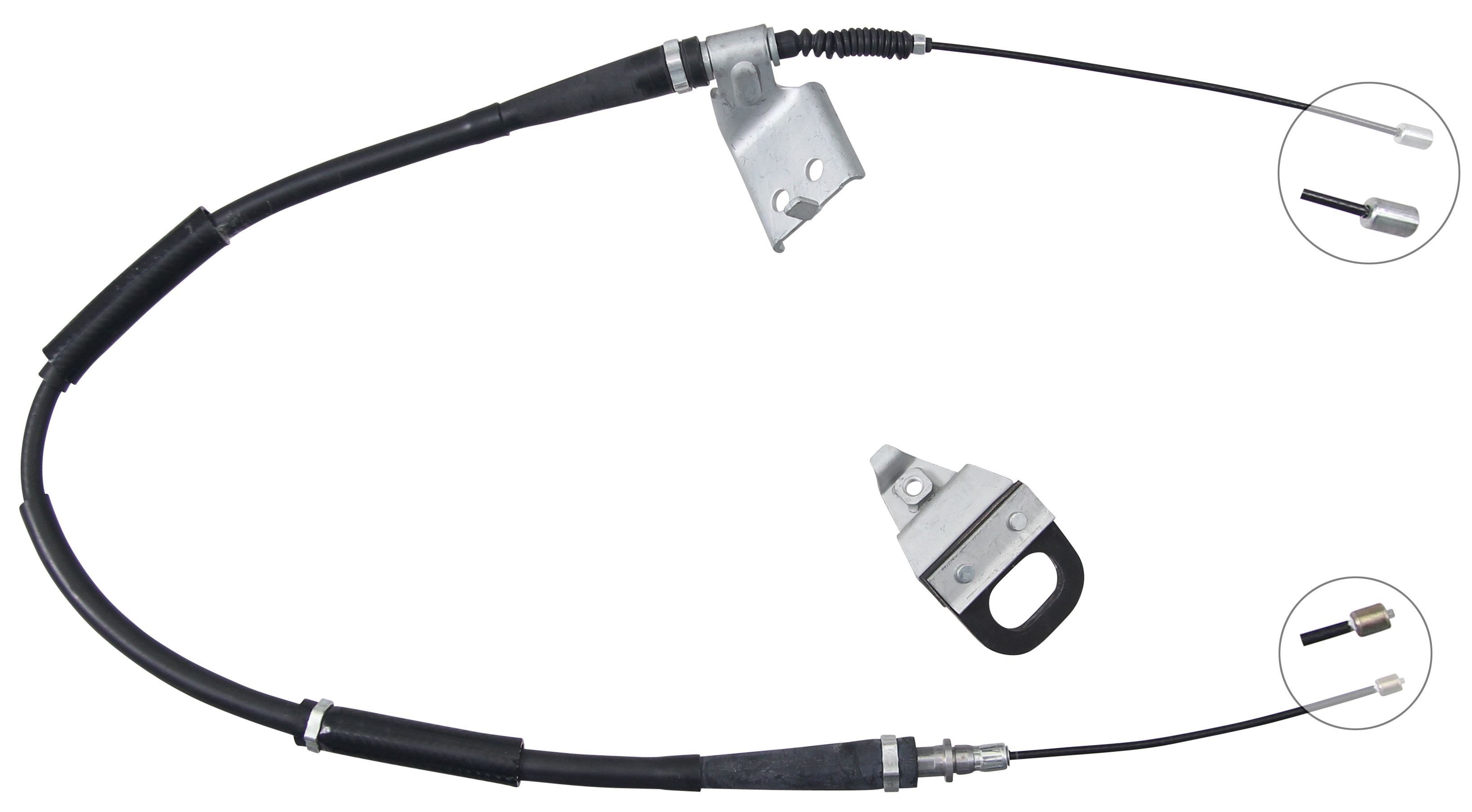 F.BECKER Håndbremsekabel 11710537 for NISSAN