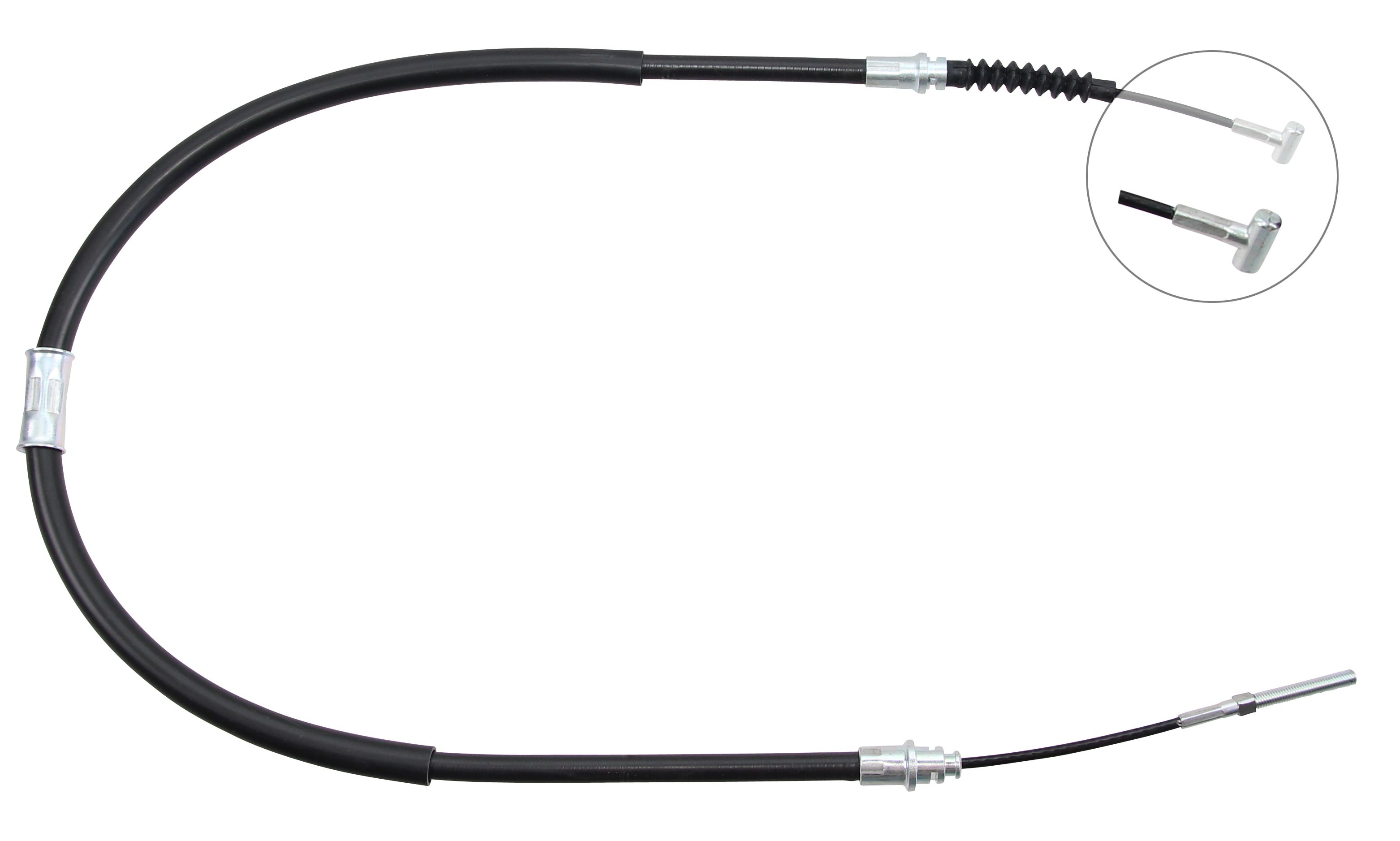 F.BECKER Håndbremsekabel 11710572 for TOYOTA