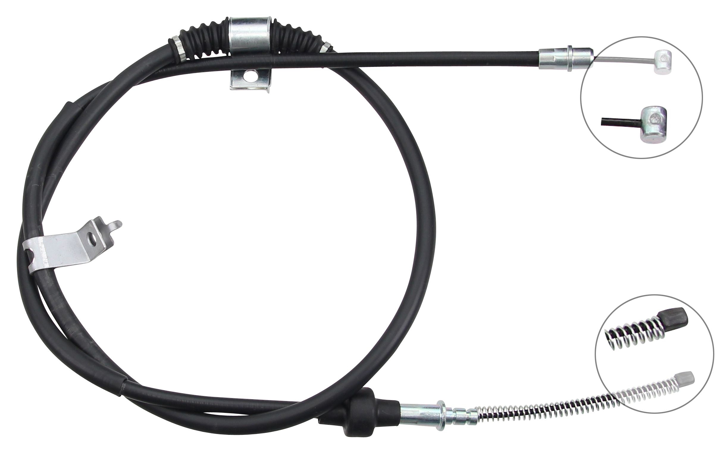 F.BECKER Håndbremsekabel 11710596 for PEUGEOT MITSUBISHI
