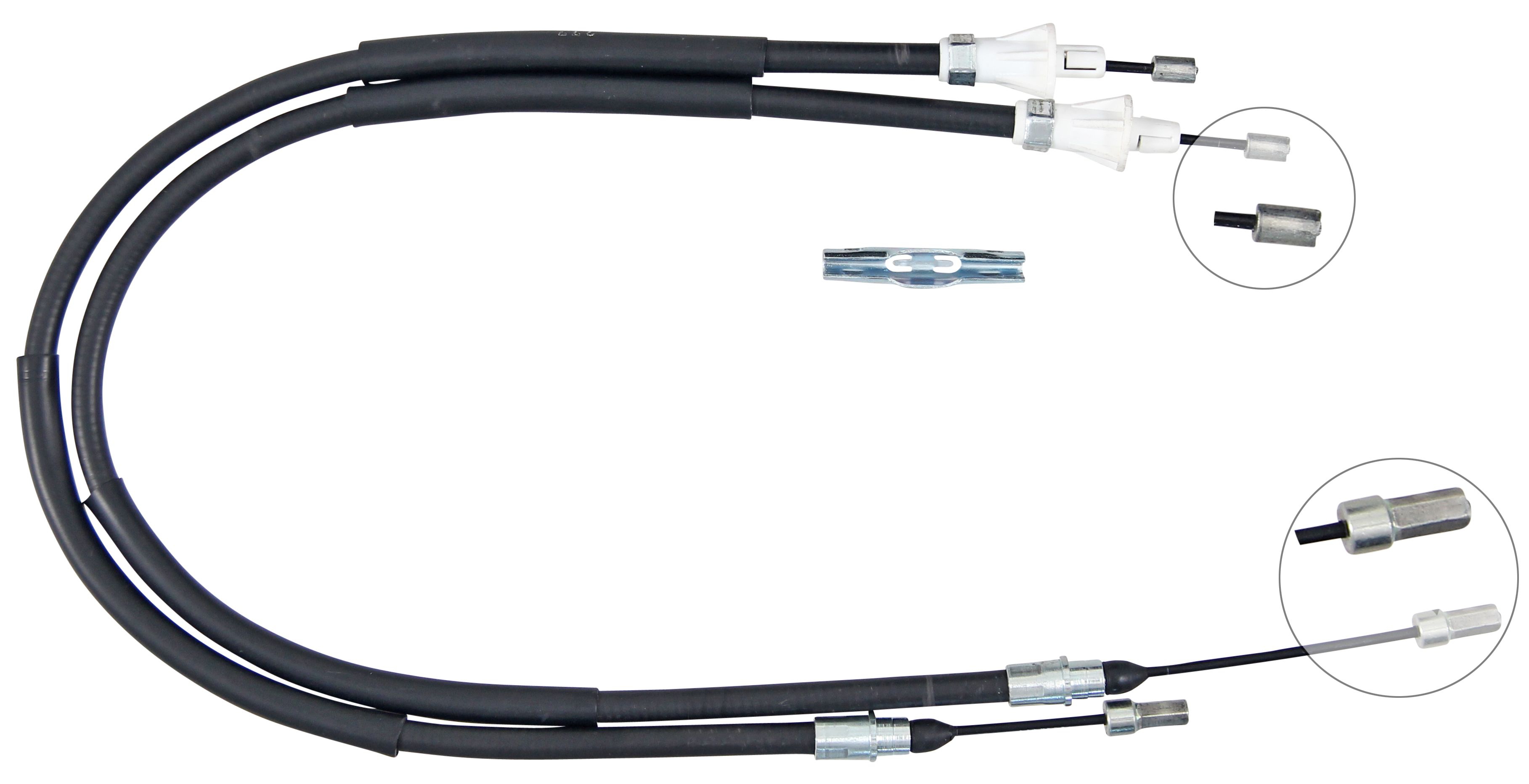 F.BECKER Håndbremsekabel 11710811 for RENAULT